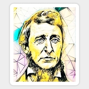 Henry David Thoreau Portrait | Henry David Thoreau Artwork 2 Magnet